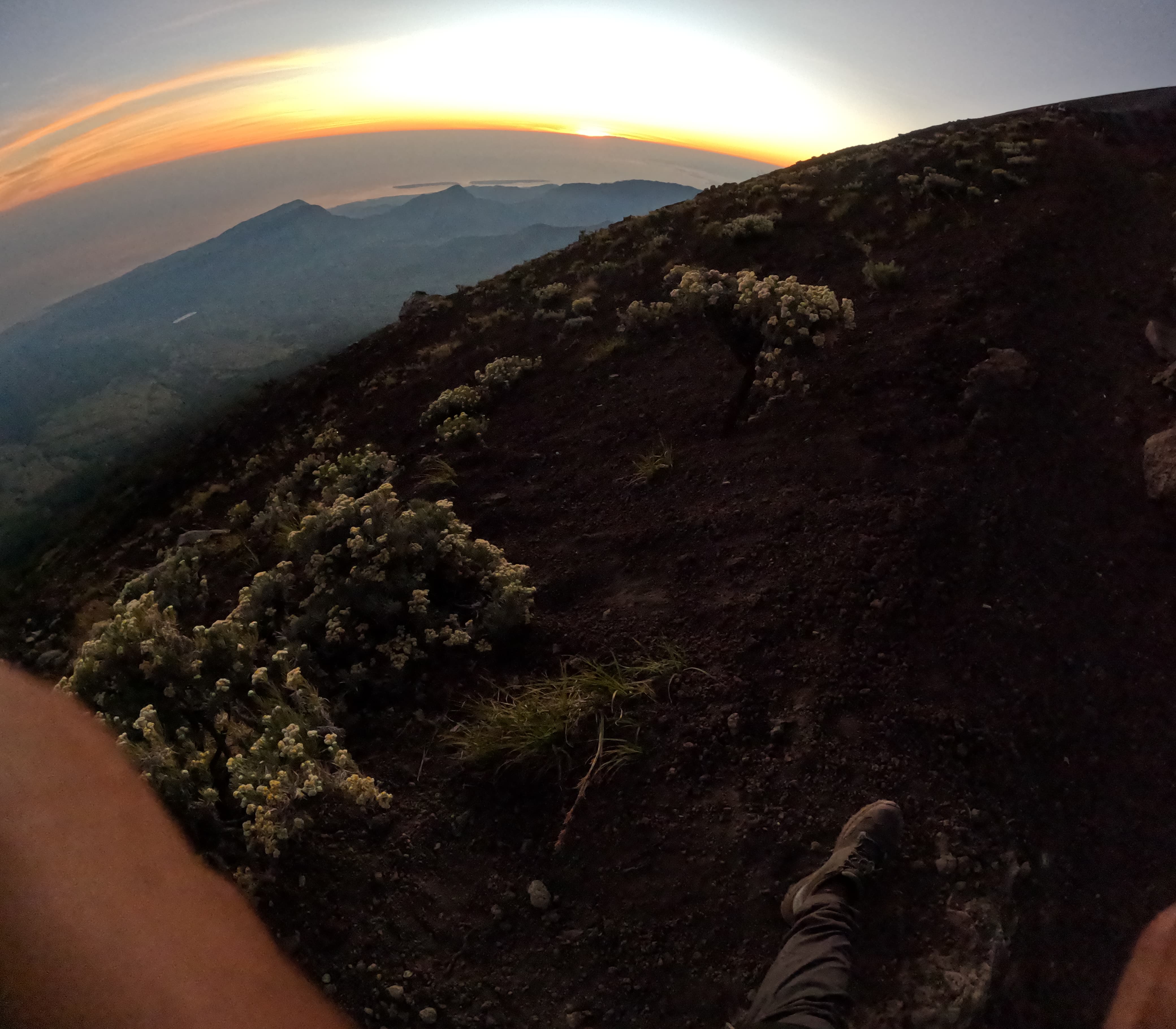 Sunset rinjani
